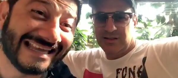 Скрин опубликованного видео Михаила Галустяна в Instagram - Sputnik Армения