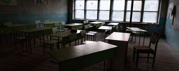Классная комната школы села Навур Тавушской области - Sputnik Армения