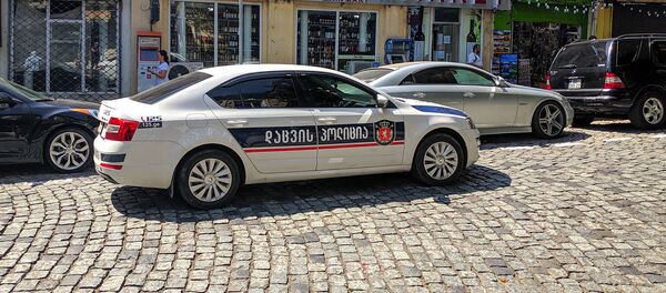 Автомобиль охранной полиции Грузии Автомобиль охранной полиции Грузии - Sputnik Армения