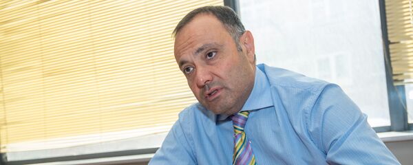 Чрезвычайный и Полномочный посол Армении в России Вардан Тоганян во время интервью агенству Sputnik Армения - Sputnik Արմենիա