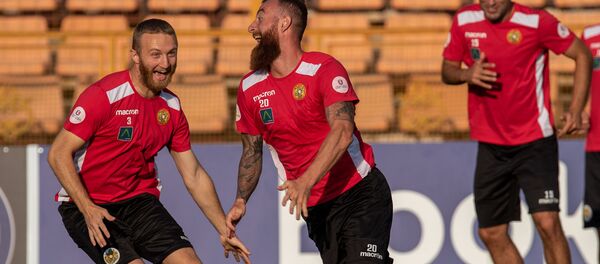 Предматчевая тренировка сборной Армении по футболу (4 сентября 2019). Еревaн - Sputnik Արմենիա