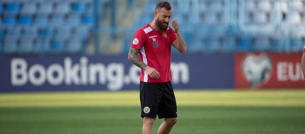 Предматчевая тренировка сборной Армении по футболу (4 сентября 2019). Еревaн - Sputnik Արմենիա