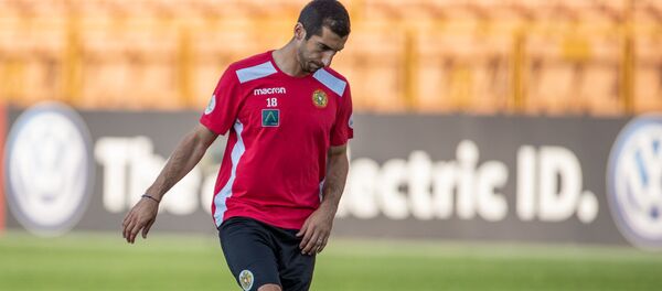 Предматчевая тренировка сборной Армении по футболу (4 сентября 2019). Еревaн - Sputnik Армения