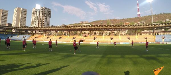 Тренировка сборных Армении и Италии по футболу Тренировка сборных Армении и Италии по футболу - Sputnik Արմենիա