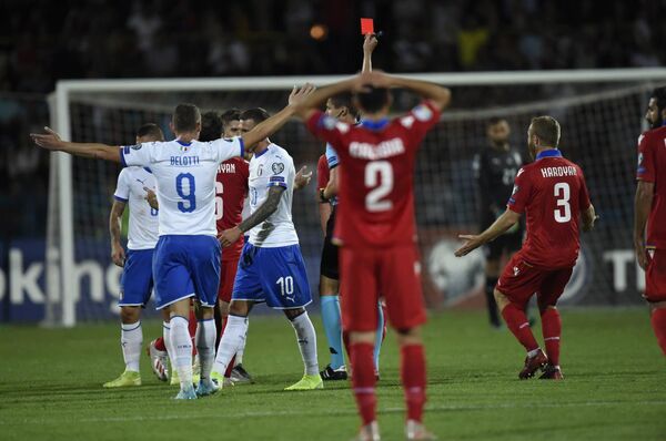 Армения - Италия 1:3. Проиграли по счёту, но не духом - Sputnik Армения