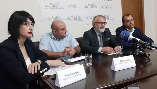 Пресс-конференция по случаю начала проекта ProfEye Chalange (6 сентября 2019). Еревaн - Sputnik Արմենիա