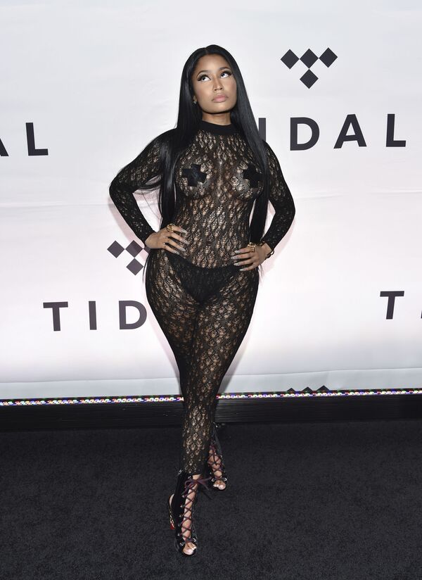 Скандальная рэперша Ники Минаж очень откровенно поведала о своей беременности - Sputnik Армения