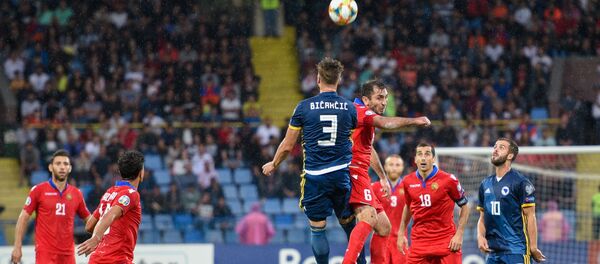 Футбольный матч отборочного тура Евро-2020 между сборными Армении и Боснии и Герцеговины - Sputnik Армения