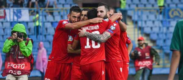 Футбольный матч отборочного тура Евро-2020 между сборными Армении и Боснии и Герцеговины - Sputnik Армения