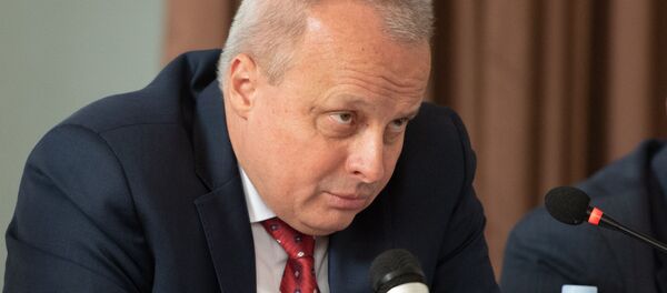 Сергей Копыркин во время круглого стола, посвященного 80-летию начала Второй мировой войны «Мир накануне Второй мировой войны» (11 сентября 2019). Еревaн - Sputnik Армения