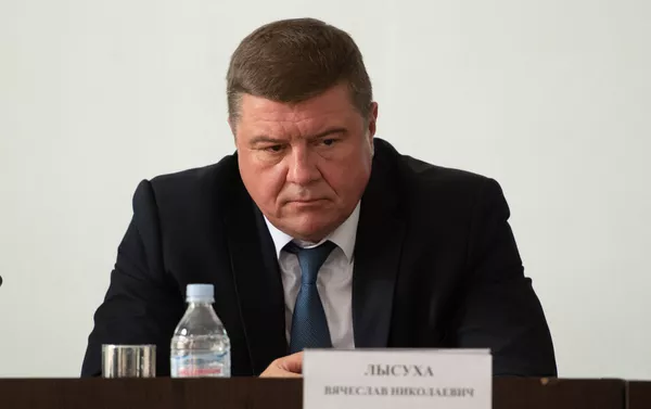 Вячеслав Лысуха во время круглого стола, посвященного 80-летию начала Второй мировой войны «Мир накануне Второй мировой войны» (11 сентября 2019). Еревaн - Sputnik Армения
