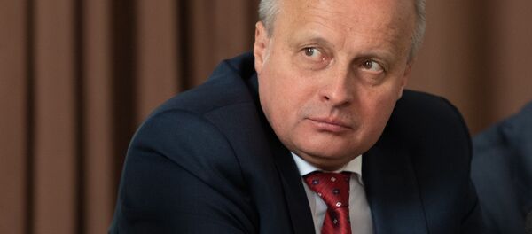 Сергей Копыркин во время круглого стола, посвященного 80-летию начала Второй мировой войны «Мир накануне Второй мировой войны» (11 сентября 2019). Еревaн - Sputnik Армения