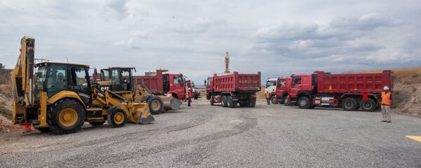 Закладка новой скоростной дороги вокруг Еревaна (11 сентября 2019). Еревaн - Sputnik Армения