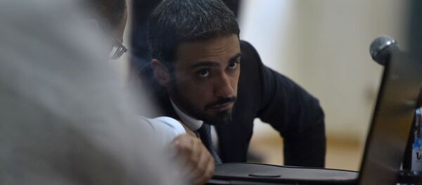 Адвокат Арам Вардеванян на судебном заседании по делу 1 марта (12 сентября 2019). Еревaн - Sputnik Армения