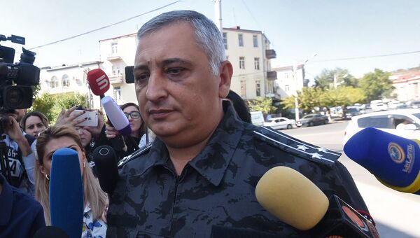 Пресс-секретарь полиции Ашот Агаронян ответил на вопросы журналистов (18 сентября 2019). Еревaн - Sputnik Армения