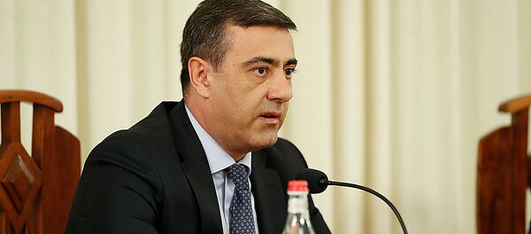 Исполняющий обязанности главы СНБ Эдуард Мартиросян на заседании руководящего состава СНБ (20 сентября 2019). Еревaн Исполняющий обязанности главы СНБ Эдуард Мартиросян на заседании руководящего состава СНБ (20 сентября 2019). Еревaн - Sputnik Արմենիա