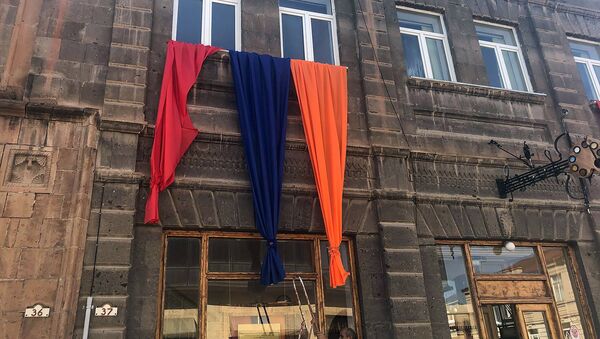 Последние приготовления перед празднованием Дня Независимости Армении в Гюмри - Sputnik Արմենիա