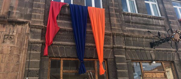 Последние приготовления перед празднованием Дня Независимости Армении в Гюмри - Sputnik Արմենիա