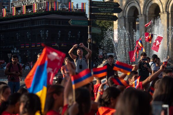 Праздничные гулянья в День Независимости Армении (21 сентября 2019). Ереван - Sputnik Армения