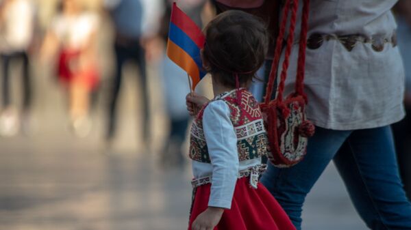 Праздничные гулянья в День Независимости Армении (21 сентября 2019). Ереван - Sputnik Արմենիա