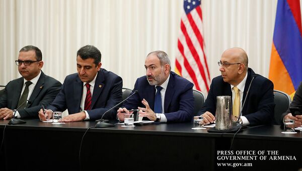 Премьер-министр Никол Пашинян встретился с представителями армянской диаспоры Калифорнии (22 сентября 2019). Лос-Анджелес - Sputnik Армения