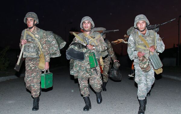 Военные учения Армии Обороны Карабаха - Sputnik Армения