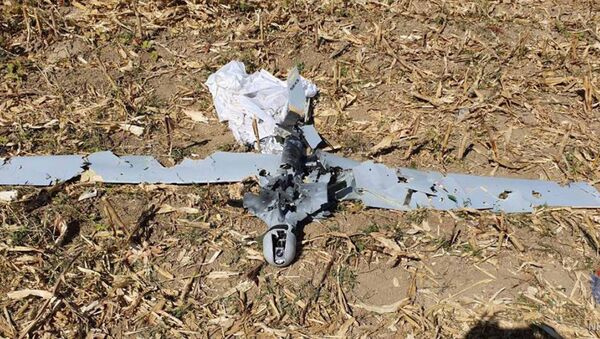 Армия обороны Карабаха опубликовала фотографии сбитого беспилотника ORBITER-2 - Sputnik Армения
