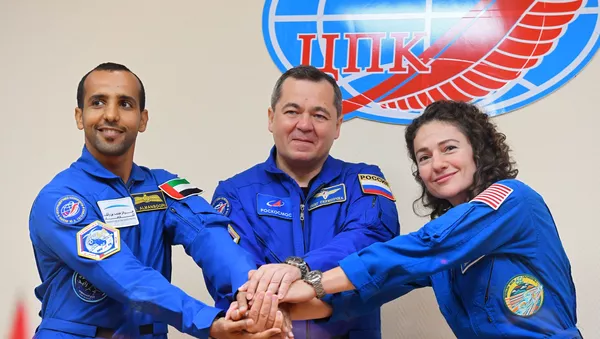 П/к экипажа МКС-61/62 на Байконуре - Sputnik Армения