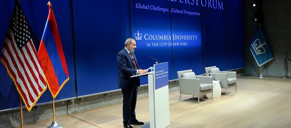 Выступление премьер-министра Никола Пашиняна в Колумбийском университете (25 сентября 2019). Нью-Йорк - Sputnik Արմենիա