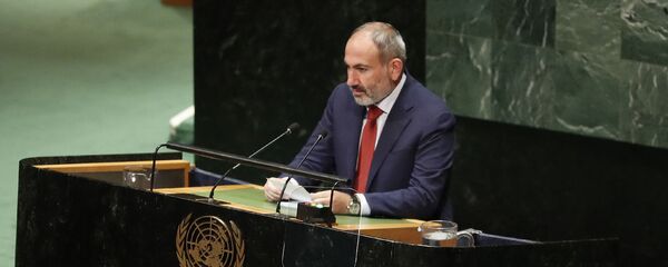 Выступление премьер-министра Армении Никола Пашиняна на 74-й сессии Генассамблеи ООН (25 сентября 2019). Нью-Йорк - Sputnik Արմենիա