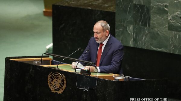 Выступление премьер-министра Армении Никола Пашиняна на 74-й сессии Генассамблеи ООН (25 сентября 2019). Нью-Йорк - Sputnik Արմենիա