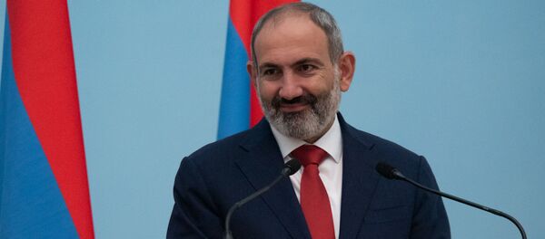 Премьер-министр Армении Никол Пашинян Премьер-министр Армении Никол Пашинян - Sputnik Армения