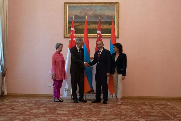  Премьер-министр Армении Никол Пашинян и премьер Сингапура Ли Сянь Лун - Sputnik Армения