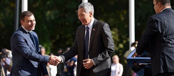 Премьер-министр Сингапура Ли Сянь Лун прибыл на расширенное заседание Высшего Евразийского Экономического Совета (1 октября 2019). Еревaн - Sputnik Արմենիա