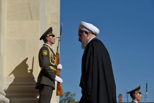 Ядерная сделка и не только: президент Ирана и премьер Сингапура встретились в Ереване - Sputnik Армения