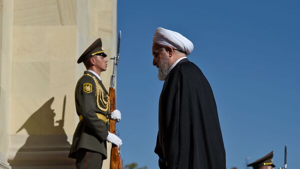 Президент Ирана Хасан Роухани прибыл на расширенное заседание Высшего Евразийского Экономического Совета (1 октября 2019). Еревaн - Sputnik Արմենիա