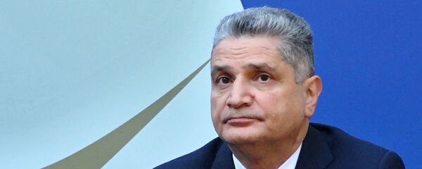 Председатель ЕЭК Тигран Саркисян во время пресс-конференции (1 октября 2019). Еревaн Председатель ЕЭК Тигран Саркисян во время пресс-конференции (1 октября 2019). Еревaн - Sputnik Արմենիա