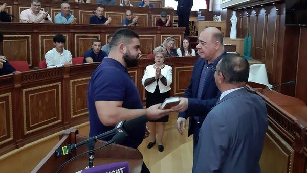 Церемония награждения лучших спортсменов (2 октября 2019). Гюмри - Sputnik Армения