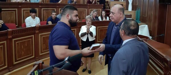 Церемония награждения лучших спортсменов (2 октября 2019). Гюмри - Sputnik Армения