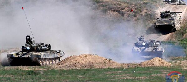 Военные учения Армии Обороны Карабаха - Sputnik Армения