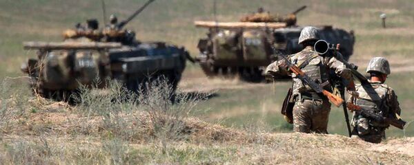 Военные учения Армии Обороны Карабаха Военные учения Армии Обороны Карабаха - Sputnik Արմենիա