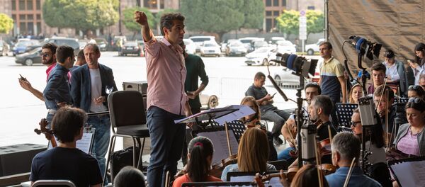 Генеральная репетиция оркестра WCIT перед концертом - Sputnik Արմենիա