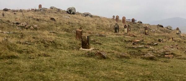Суннитское кладбище села Зоракерт в Ширакской области Суннитское кладбище села Зоракерт в Ширакской области - Sputnik Արմենիա