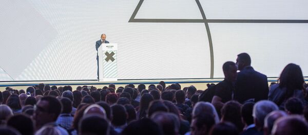 Выступление премьер-министра Никола Пашиняна на открытии WCIT 2019 (7 октября 2019). Еревaн - Sputnik Արմենիա