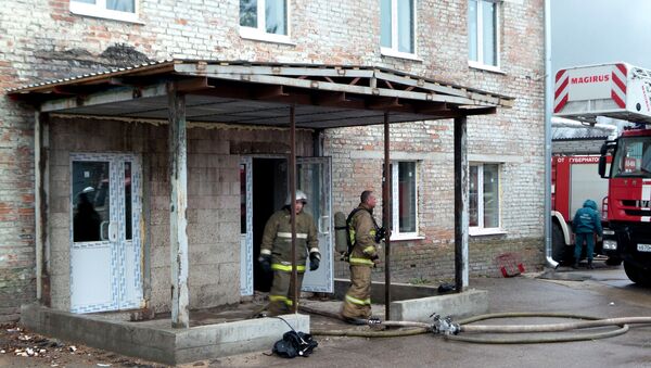 Крупный пожар на заводе в Подмосковье - Sputnik Արմենիա