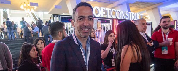 Юрий Джоркаефф на форуме WCIT 2019 (7 октября 2019). Еревaн Юрий Джоркаефф на форуме WCIT 2019 (7 октября 2019). Еревaн - Sputnik Արմենիա