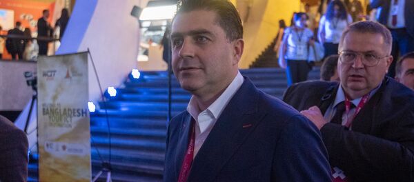 Артур Джанибекян на форуме WCIT 2019 (7 октября 2019). Еревaн - Sputnik Армения