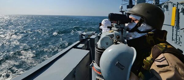 Румынский фрегат Регина Мария во время учений НАТО в Черном море - Sputnik Армения