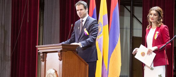 Чрезвычайный и Полномочный посол Франции в Армении Джонатан Лакот - Sputnik Արմենիա