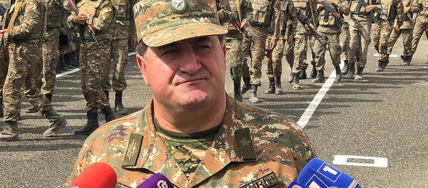 Командующий Объединенной группировкой войск ВС РА и ВС РФ генерал-майор Тигран Парванян Командующий Объединенной группировкой войск ВС РА и ВС РФ генерал-майор Тигран Парванян - Sputnik Армения